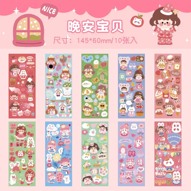 Cartoon Stickers - A